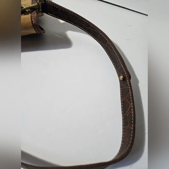 Vintage Brahmin Leather Satchel Bag - Picture 10 of 14